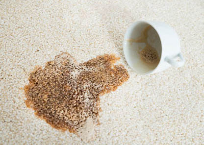 Suggerimenti pulisco macchia caffè moquette