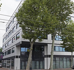 Ispirazione Prodotto di punta ufficio quadrelle Infini Design Ombra facciata Pôle Emploi Rouen